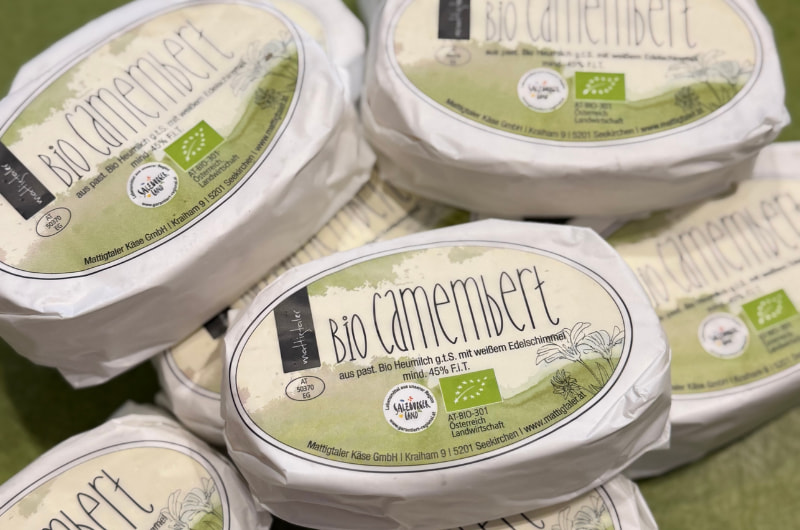 Bio Käse mit dem Namen Camembert